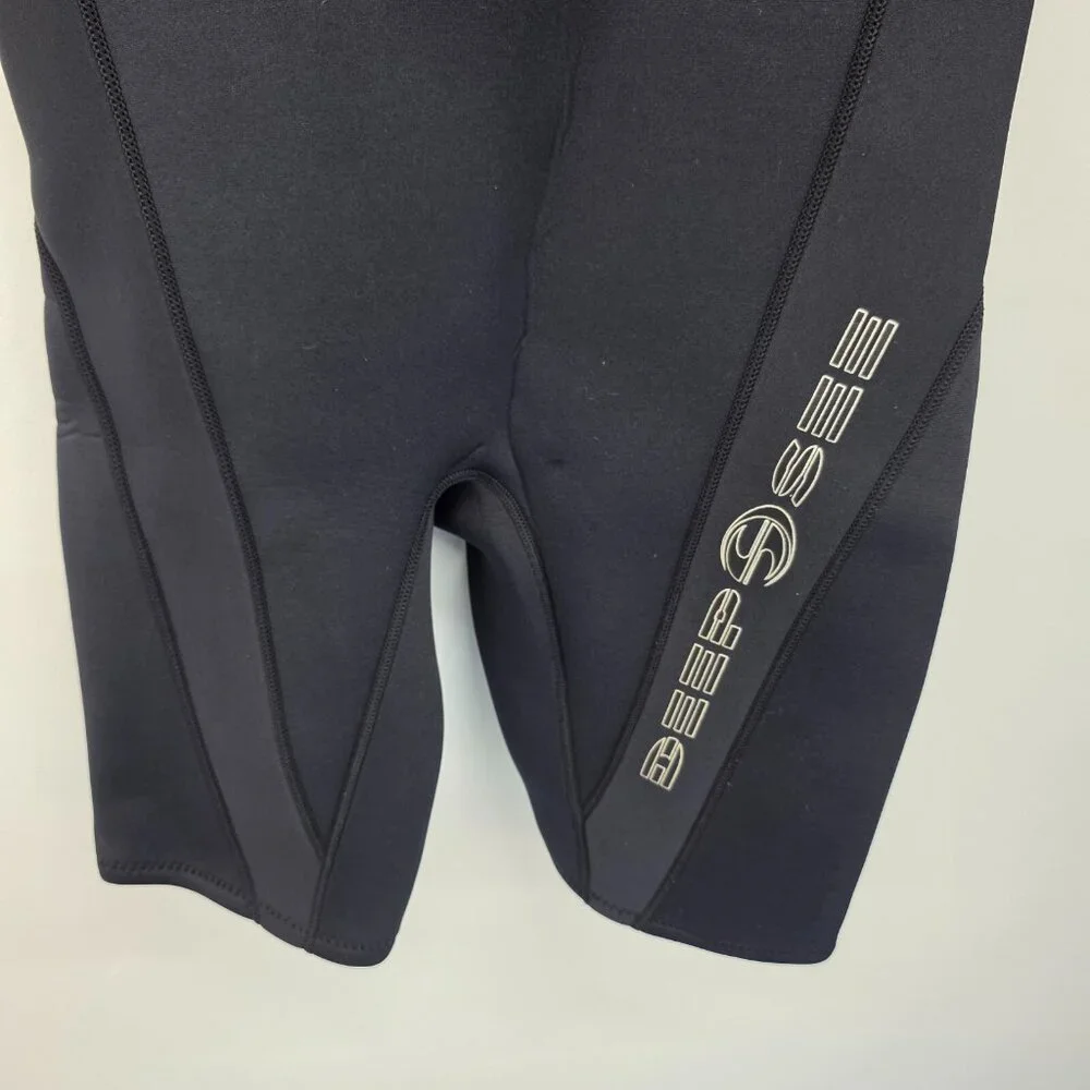 Deep See Mens S‎ Black Short Sleeve Wetsuit Neoprene Surf Swim Diving Suit